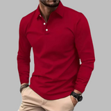 Gabriel | Chemise polo à manches longues élégante pour homme
