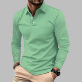 Gabriel | Chemise polo à manches longues élégante pour homme