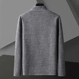 Loïc | Veste Homme en Maille Texturée à Col Montant