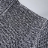 Loïc | Veste Homme en Maille Texturée à Col Montant