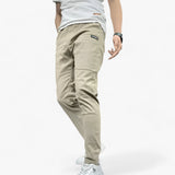 Loïc | Pantalon cargo contemporain à taille élastique et poches