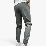 Loïc | Pantalon cargo contemporain à taille élastique et poches