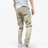 Loïc | Pantalon cargo contemporain à taille élastique et poches