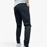 Loïc | Pantalon cargo contemporain à taille élastique et poches