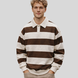 Jocelyn | Pull Polo Rayé Homme Style Rugby Vintage
