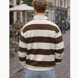 Jocelyn | Pull Polo Rayé Homme Style Rugby Vintage