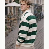 Jocelyn | Pull Polo Rayé Homme Style Rugby Vintage