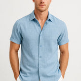 Théodore | Chemise Homme à Manches Courtes Coupe Regular