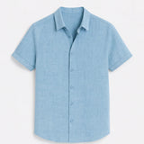 Théodore | Chemise Homme à Manches Courtes Coupe Regular