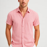 Théodore | Chemise Homme à Manches Courtes Coupe Regular