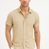 Théodore | Chemise Homme à Manches Courtes Coupe Regular