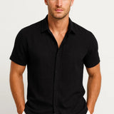 Théodore | Chemise Homme à Manches Courtes Coupe Regular