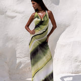 Sérélia | Robe maxi d’été à encolure halter fluide