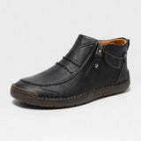 Sébastien | Baskets basses homme avec zip latéral et coutures contrastées