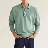 Isidore | Polo Homme à Manches Longues Élégant et Confortable