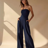 Iris | Combinaison bustier élégante coupe fluide estivale