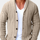 Gaspard | Cardigan Homme en Tricot Texturé à Boutons