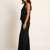 Inès | Ensemble en lin deux pièces avec pantalon ample