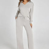 Naya | Ensemble décontracté femme à sweat zippé et pantalon ample