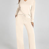 Naya | Ensemble décontracté femme à sweat zippé et pantalon ample