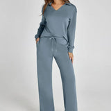 Naya | Ensemble décontracté femme à sweat zippé et pantalon ample