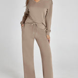Naya | Ensemble décontracté femme à sweat zippé et pantalon ample