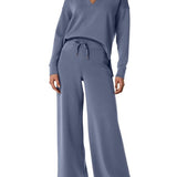 Naya | Ensemble décontracté femme à sweat zippé et pantalon ample