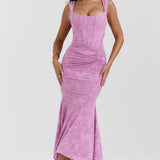 Kloey | Robe de Soirée Élégante avec Accent en Dentelle