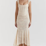 Kloey | Robe de Soirée Élégante avec Accent en Dentelle