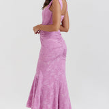 Kloey | Robe de Soirée Élégante avec Accent en Dentelle