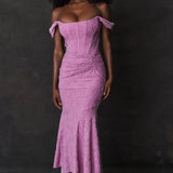 Kloey | Robe de Soirée Élégante avec Accent en Dentelle