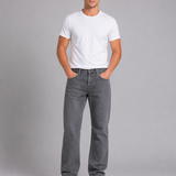 Nicolas | Jean droit pour homme en denim classique