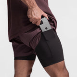 Borys | Short de fitness respirant et flexible