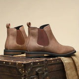 Victor | Bottines Chelsea homme à élastiques latéraux et détails western