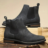 Victor | Bottines Chelsea homme à élastiques latéraux et détails western