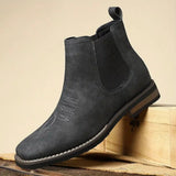 Victor | Bottines Chelsea homme à élastiques latéraux et détails western