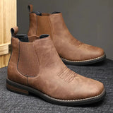 Victor | Bottines Chelsea homme à élastiques latéraux et détails western