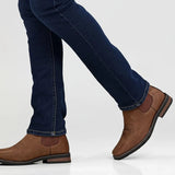 Victor | Bottines Chelsea homme à élastiques latéraux et détails western
