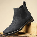 Victor | Bottines Chelsea homme à élastiques latéraux et détails western