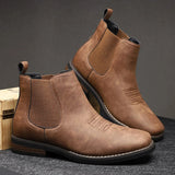 Victor | Bottines Chelsea homme à élastiques latéraux et détails western