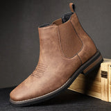 Victor | Bottines Chelsea homme à élastiques latéraux et détails western