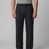 Julien | Pantalon large à rayures pour homme à coupe élégante