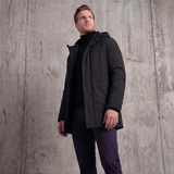 Jules | Veste matelassée à capuche pour homme résistante aux intempéries