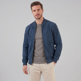 Valentin | Veste bomber effet suédé pour homme à col montant