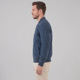 Valentin | Veste bomber effet suédé pour homme à col montant