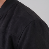 Valentin | Veste bomber effet suédé pour homme à col montant
