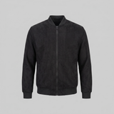 Valentin | Veste bomber effet suédé pour homme à col montant