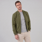 Valentin | Veste bomber effet suédé pour homme à col montant