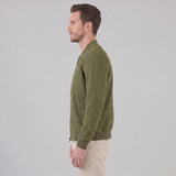 Valentin | Veste bomber effet suédé pour homme à col montant