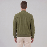 Valentin | Veste bomber effet suédé pour homme à col montant